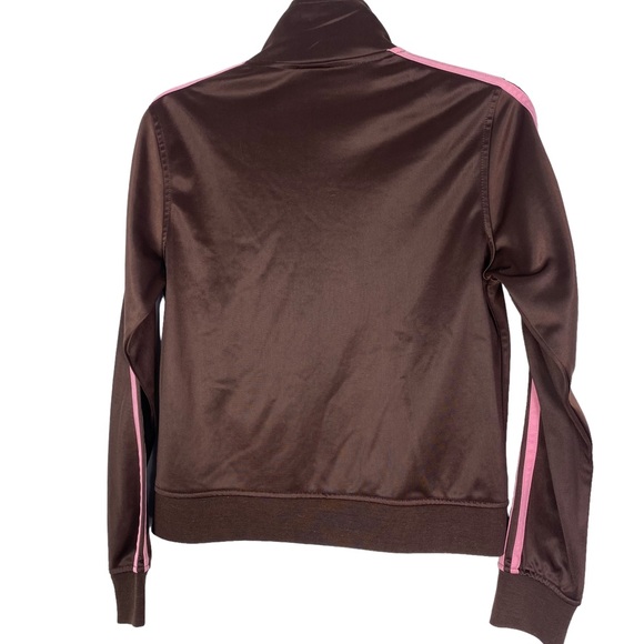 Youth Disney Size Large Track Jacket Brown Chip & Dale Kids Unisex Brown vintage - Picture 5 of 10